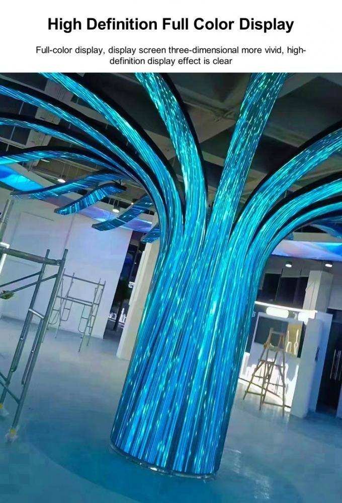 طراحی داخلی صفحه نمایش LED خلاق برای اضافه کردن لمس مدرن به خانه ها دفاتر و فضاهای عمومی 7