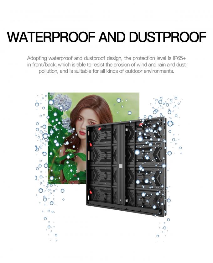 صفحه نمایش LED بیرونی صرفه جویی در انرژی P3.91 ماژول های تبلیغاتی ویدئویی با کیفیت بالا 5