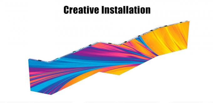 صفحه نمایش LED بیرونی صرفه جویی در انرژی P3.91 ماژول های تبلیغاتی ویدئویی با کیفیت بالا 9