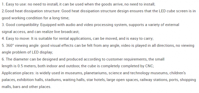 P2.5 P3 P3.91 P4.81 LED Cube Logo Display صفحه نمایش LED خلاق برای تبلیغات داخلی و خارجی 0