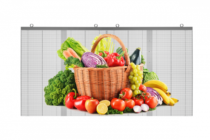 صفحه نمایش LED شفاف داخلی P3.91 صفحه نمایش شیشه ای LED شیشه ای 3