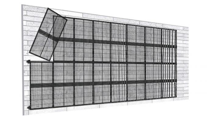 3.91-7.82mm Pixel Pitch شفاف صفحه نمایش LED با شفافیت 75٪ برای فاصله مشاهده 5-100m 6