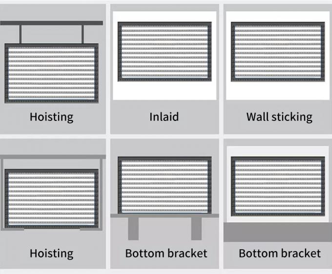 3.91-7.82mm Pixel Pitch شفاف صفحه نمایش LED با شفافیت 75٪ برای فاصله مشاهده 5-100m 9