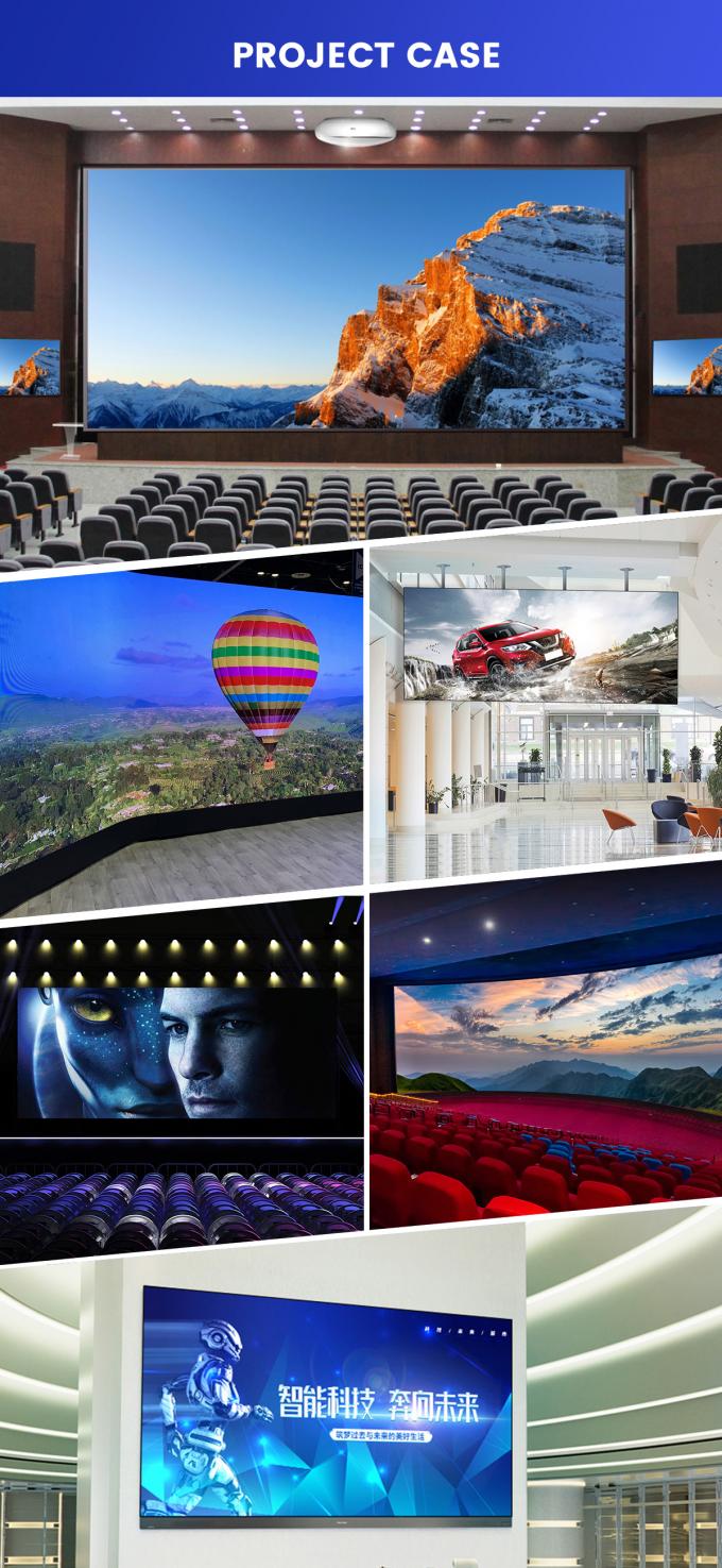 8K 4K HD P1.2 P1.5 P1.8 P2 P2.5 P3 تمام رنگی فوق العاده نازک ثابت صفحه نمایش پانل ویدئویی LED داخلی 2