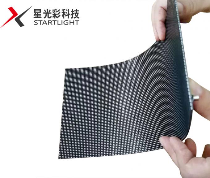 P1.5 P2.5 P4 Led Soft Screen Indoor Outdoor Led Curved Soft Vertical Flexible Ads Display صفحه نمایش نرم و عمودی آگهی های انعطاف پذیر 3