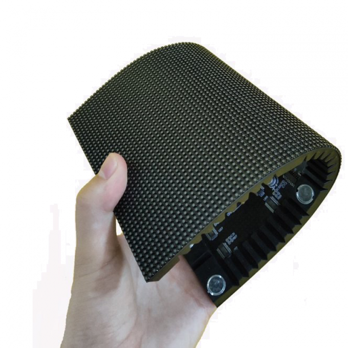 P1.5 P2.5 P4 Led Soft Screen Indoor Outdoor Led Curved Soft Vertical Flexible Ads Display صفحه نمایش نرم و عمودی آگهی های انعطاف پذیر 4
