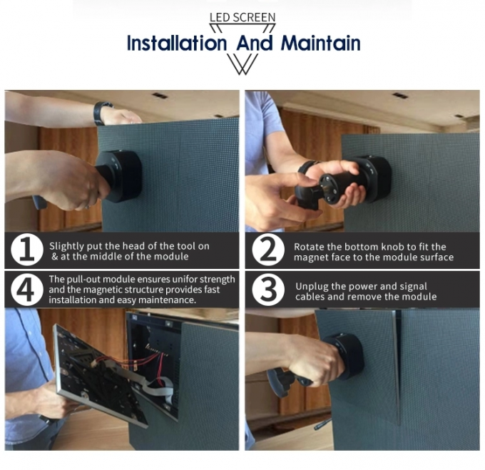 P1.5 P2.5 P4 Led Soft Screen Indoor Outdoor Led Curved Soft Vertical Flexible Ads Display صفحه نمایش نرم و عمودی آگهی های انعطاف پذیر 7