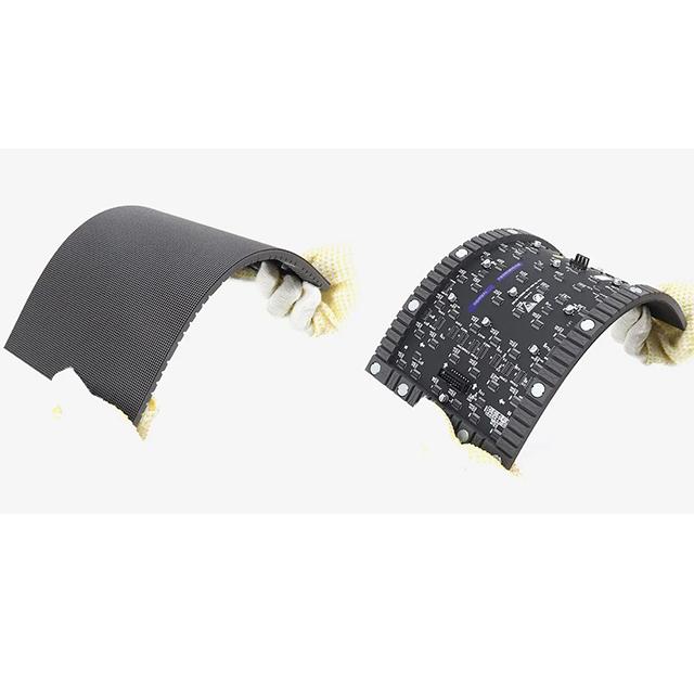 صفحه نمایش تلویزیون LED نرم و قابل تنظیم P3 صفحه نمایش LED انعطاف پذیر داخلی قیمت صفحه نمایش سکسی 0