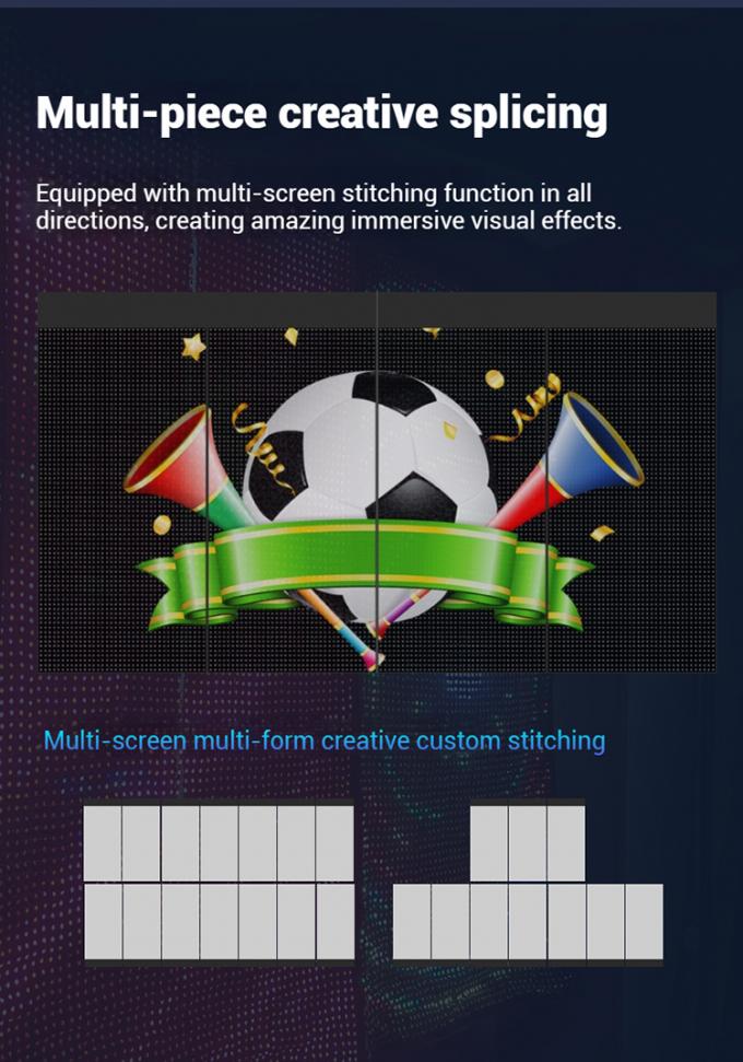 صفحه نمایش LED پرنده با صفحه نمایش جادویی فرش پهپاد صفحه نمایش فیلم LED قابل شارژ برای تبلیغات در فضای باز سفارشی 4