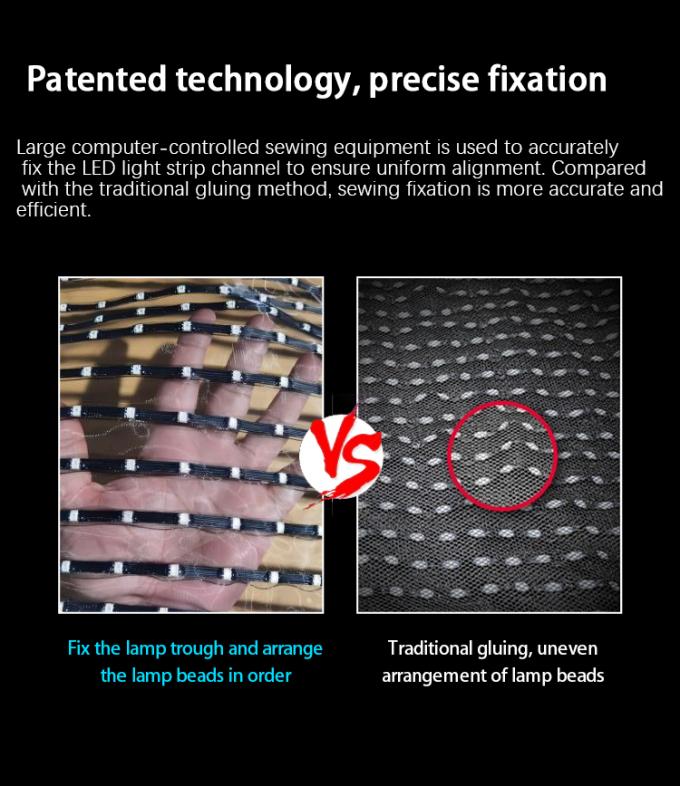 صفحه نمایش LED پرنده با صفحه نمایش جادویی فرش پهپاد صفحه نمایش فیلم LED قابل شارژ برای تبلیغات در فضای باز سفارشی 7