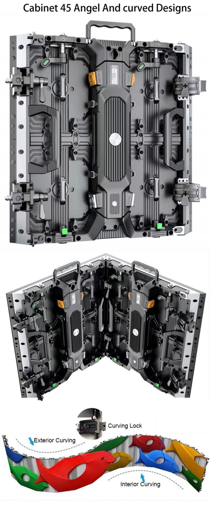 صفحه نمایش LED داخلی در فضای باز P1.56 P1.95 P2.6 P2.97 P3.91 برای صفحه نمایش دیواری ویدیویی Back Stage 2