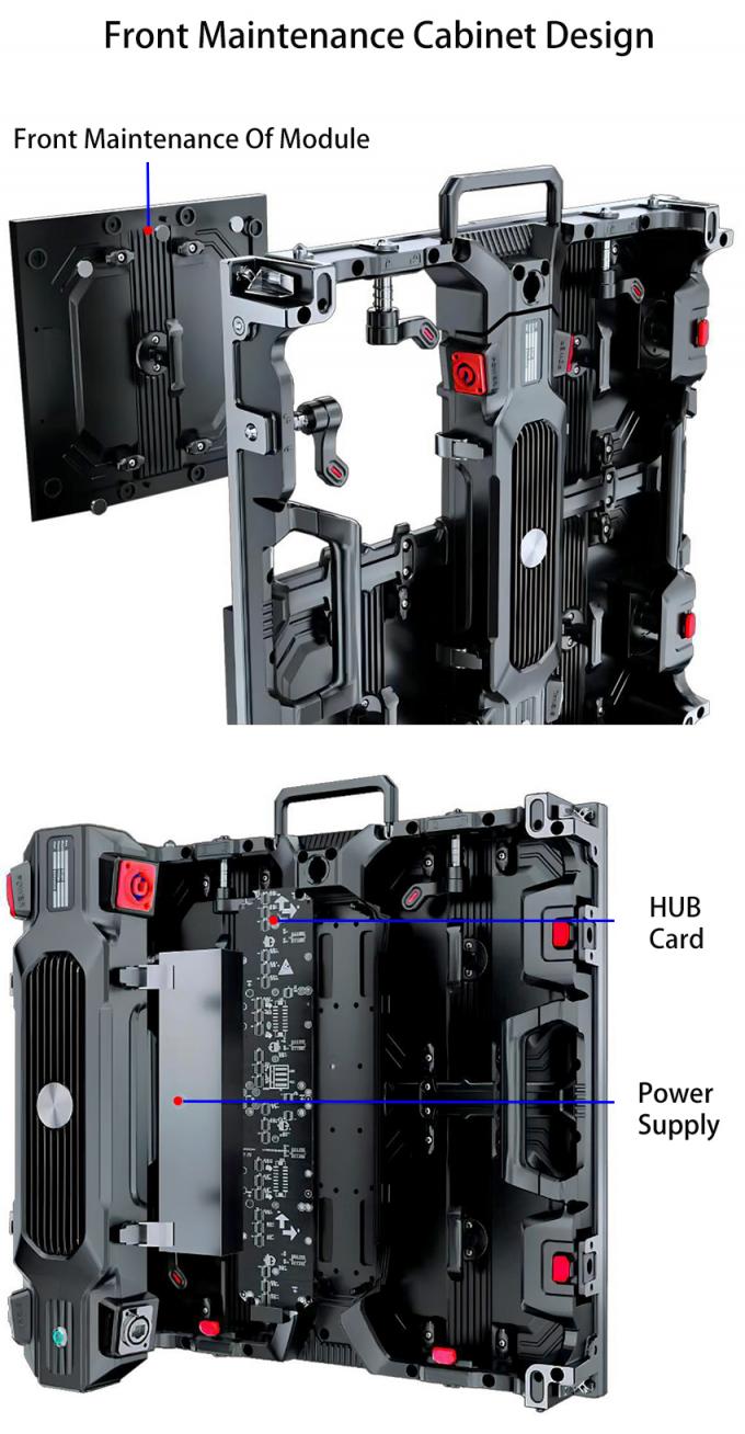 صفحه نمایش LED داخلی در فضای باز P1.56 P1.95 P2.6 P2.97 P3.91 برای صفحه نمایش دیواری ویدیویی Back Stage 3