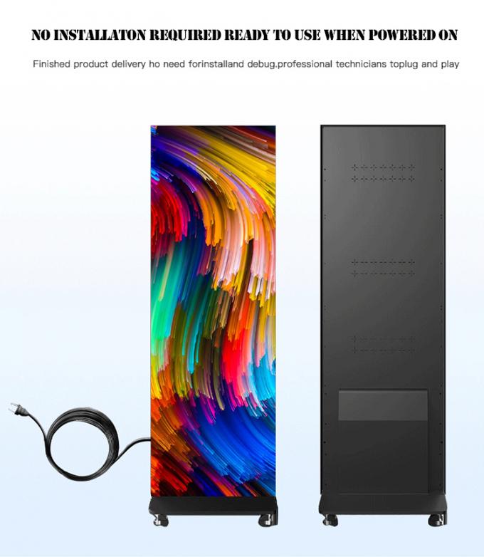 P2.5 پوستر LED تاشو نمایش محصول تبلیغاتی پوستر LED داخلی 4