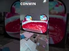 صفحه نمایش LED خمیده نرم انعطاف پذیر برای خدمات داخلی 240X120mm