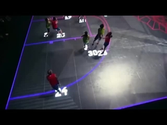 صفحه نمایش کاشی کف LED رقص دیجیتال با رنگ کامل